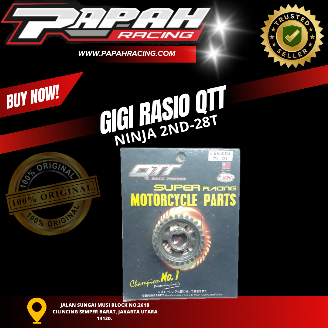 GIGI RASIO QTT NINJA 2ND-28T